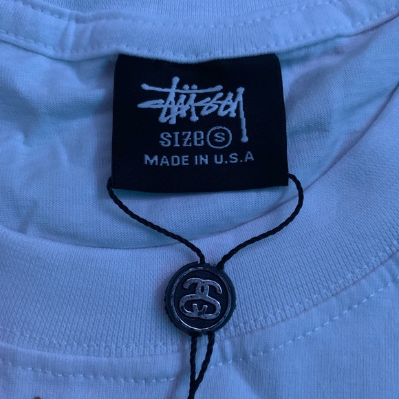 1:1 Stussy White T-Shirt - Picture 3 of 3